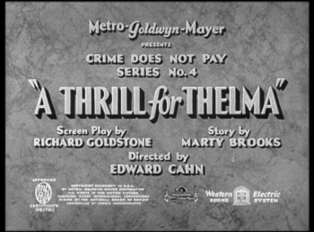 A Thrill for Thelma (1935) download